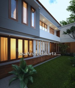 Desain Rumah Pak Hoki luas 430 m2 3 WM