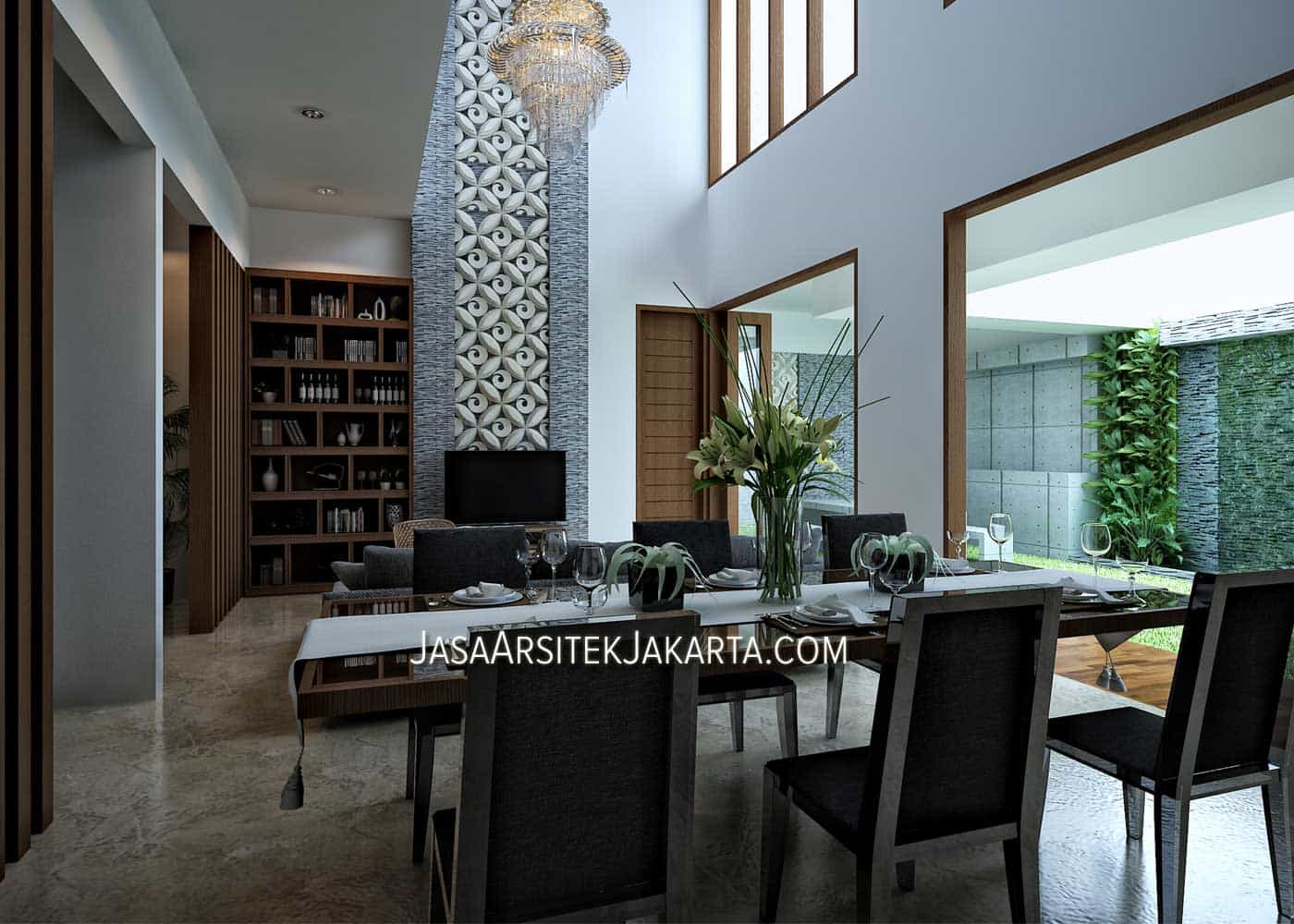 Desain Interior Rumah Mewah Luas 900m2 Bu Hasan Jasa Arsitek Jakarta