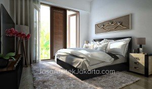 Desain interior master bedroom