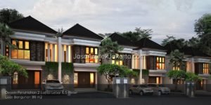 Desain Perumahan Lebar 65 Meter Luas Bangunan 86m2