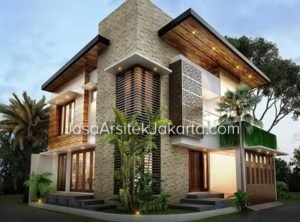 Jasa Arsitek Jakarta rumah 2 lantai luasan 200 meter
