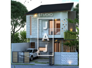 Desain Rumah 2 Lantai Luas 120m2 ibu Nicke di Jakarta