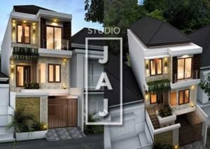 Desain-Rumah-2-Lantai-Luas-Bangunan-200m2-style-Bali-Modern-ibu-Hamidah-Jakarta