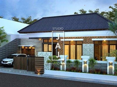 43+ Desain Rumah Villa Bali Modern PNG