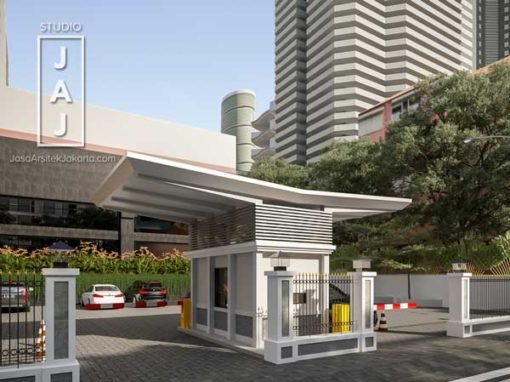 Desain Renovasi One Gate System dan Drop-off Area milik Wisma Antara