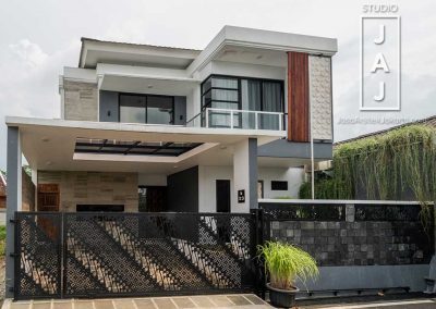 Desain Rumah Tinggal 2 Lantai Luas 200m2 ibu Dian Jakarta Timur